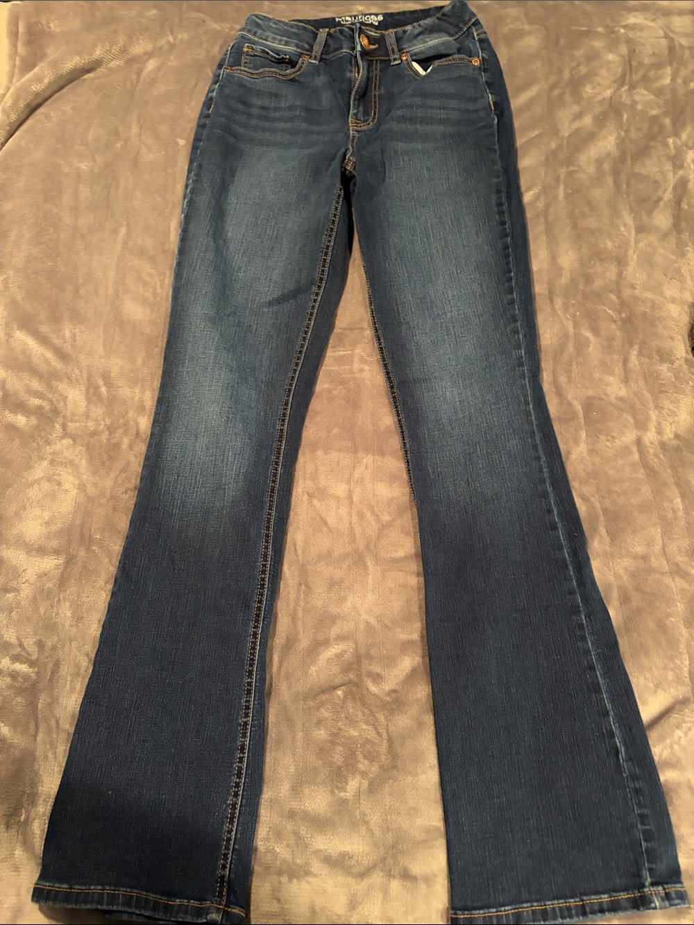 Maurices Dark Blue Flare Jeans